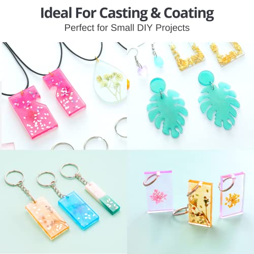 Piccassio UV Resin Clear 200g - Upgraded Hard Type UV Glue - Rapid Cure Craft Resin Using UV Light - Casting and Coating - Make DIY Crafts - Jewelry, Piccassio