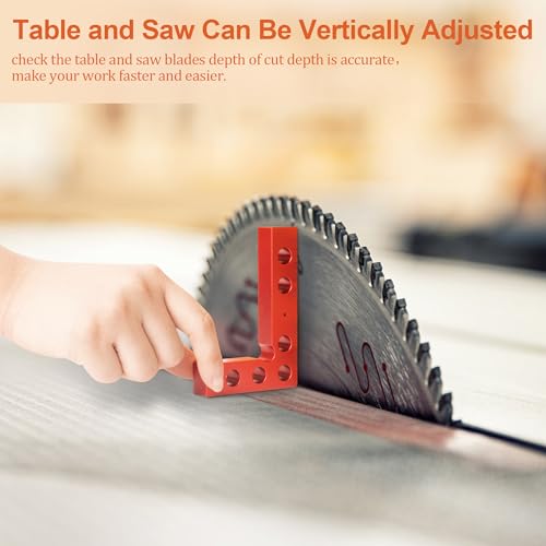 2Pack Mini Small Square Center Finder Tool 90 Degree Precision Machinist Square Edge Marking Center Finder Woodworking Center Line Tool Wood Work SNADER