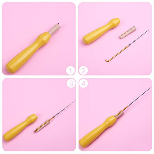 BAGERLA Needle Felting Kits for Beginners, Needle Felting Supplies Kits with Tools, Felting Foam Mat, Colorful Wool, Felting Kit for DIY Handcraft BAGERLA