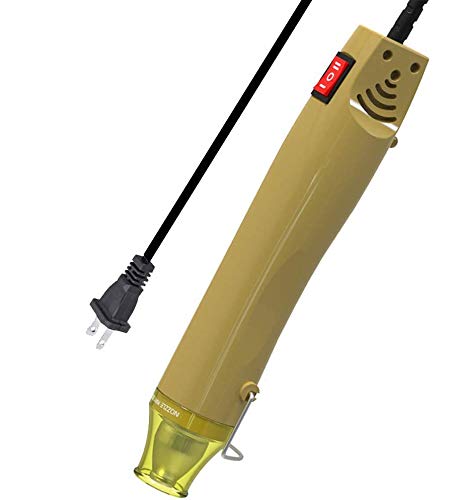 Homidic Heat Gun Upgraded to 662℉, Dual-Temperature Professional Heat Tool, Mini Handheld Hot Air Gun for Embossing Shrink Wrapping Paint Crafts Homidic