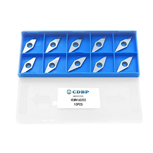 CDBP Diamond Carbide Insert replacement cutter for woodturning, 10 X 28- Dia4.3mm with Sharp Point Indexable carbide cutter fits For DIY Wood Lathe CDBP