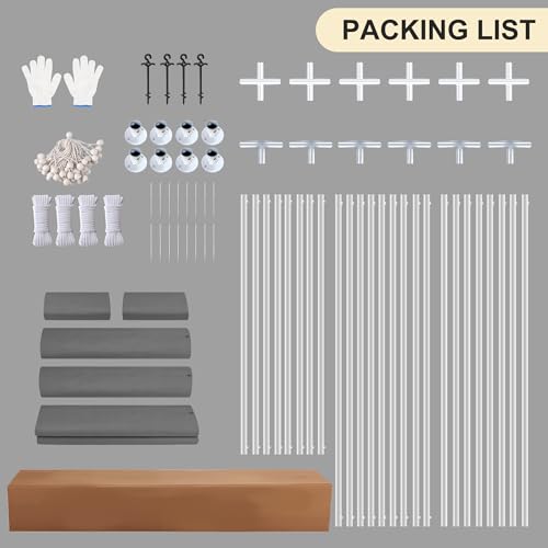 CAPEWORTH Carport,12x20 Heavy Duty Carports,Canopy,Garage,Metal Shed,with 4 Roll-up Ventilated Windows,Outdoor,Storage,Car,Boat,12x20 Gray CAPEWORTH