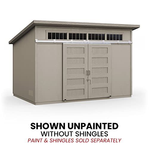 Handy Home Products Palisade 12x8 Do-it-Yourself Wooden Storage Shed with Floor Handy Home Products