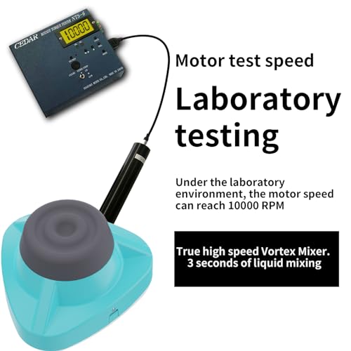 Mini Vortex Mixer 10000RPM Lab Mixer, Air Brush Paint Mixer, Paint Mixer for Ink,Lab Vortex Shakers for Gel, Lab Paint Mixer,Built-in Rechargeable INKSOUL