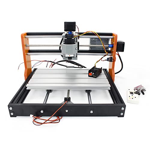 CNCTOPBAOS 2 in 1 CNC 3018 Pro with 5.5W 5500mW Module Offline GRBL Controller DIY Mini CNC Router Kit 3 Axis Desktop Acrylic PVC PCB Wood Milling CNCTOPBAOS