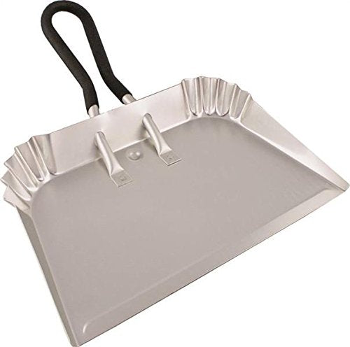 Edward Tools Extra Large Industrial Aluminum Dustpan 17” - Lightweight - Half The Weight of Steel dust Pans with Equal Strength - for Large cleanups Edward Tools