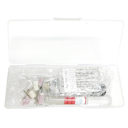 Anlan-angel Electric Resin Drill Set,Multi-Purpose Pin Vise Hand Drill with 9PCS Twist Drill Bits Sand Drills Resin Supplies for Resin,Wood,Keychain Anlan-angel