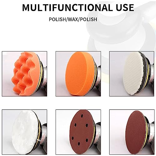 Professional Heavy Duty 5" Dual Action Random Orbital Sander, Pneumatic Palm Sander QIUMIN