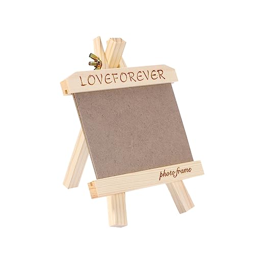 DECHOUS 3pcs mini photo easel wedding picture frame Photo Display stand DIY picture frames photo collage kit braces kit wedding photo frame DECHOUS