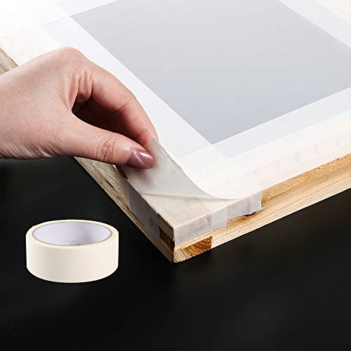 Caydo 23 Pieces Screen Printing Starter kit Include 3 Different Size of Wood Silk Screen Printing Frame with Mesh, Screen Printing Squeegees, Inkjet Caydo
