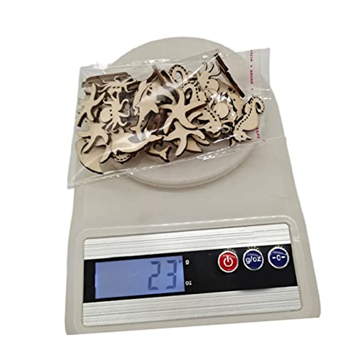 Gadpiparty 50pcs Shaped Sea Decorations Projects Animals Whale Seahorse Wedding Ornaments Blank Paint Octopus Wood Dolphin Wooden Ocean Unfinished Gadpiparty