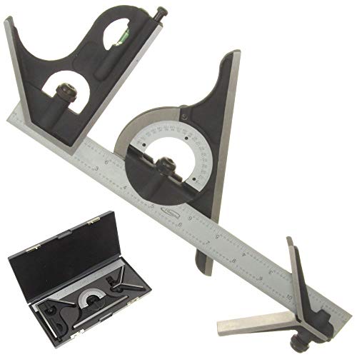 iGaging Premium 4-Piece 12" 4R Combination Square iGaging
