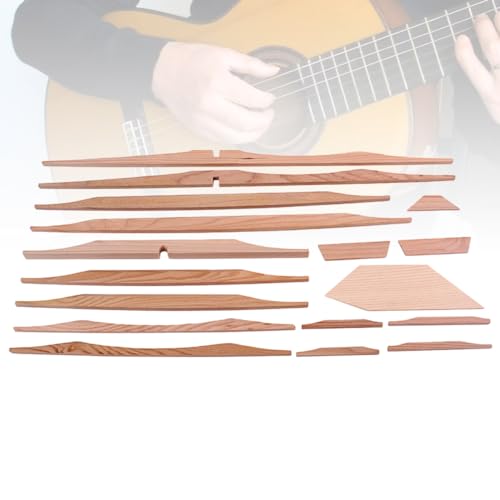 Toyvian 17pcs 41 Acoustic Guitars Acoustic+guitars Luthier Diy Accessories Guitar Maker Diy Material Bass Guitar Unfinished Bass Fretboard Guitar Toyvian