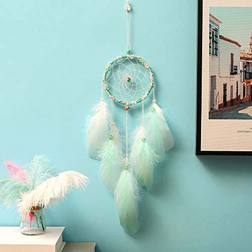 FANDOL DIY Dream Catcher Making Kit, Macrame Dream Catcher Craft Supplies for Kids Bedroom Wall Decor Nursery Baby Room Hanging Wedding Ornaments FANDOL