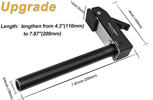 2Pack Bench Dog Clamps Bench Dog Hold Down Clamp 3/4’’Bench Dogs Fit Tall Work-piece Quick Fix & Release For Dog Hole Workbench MFT Clamps (19mm ViewReal