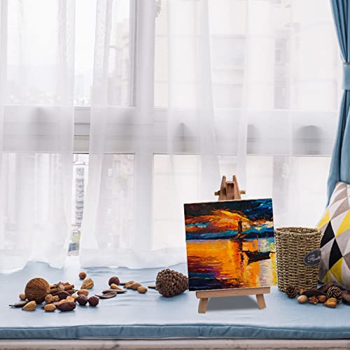 DECHOUS 5pcs Blank Wooden Picture Frame Unfinished Wood DIY Picture Frames Painting Wood Tray Ornament Picture Frame Educational Toys for Kids DECHOUS