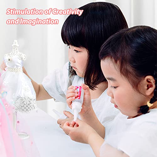 MORITA BOKUJO 650 + Pcs Fashion Designer Kit for Girls with 2 Mannequins, Kids' Sewing Kits Creativity DIY Arts & Crafts Kit Sewing Kit for Kids MORITA BOKUJO