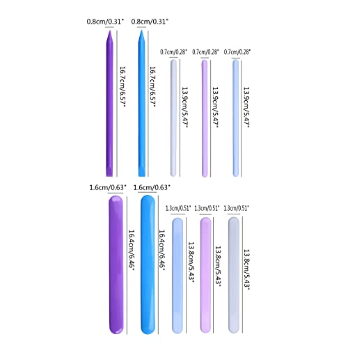Nonstick Reusable Silicone Stir Sticks Measuring Cups Tool Kit for Epoxy Resin Casting Molds Round Stirring Rod Jewelry Measuring Cup Tool SYlive