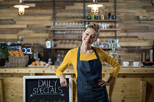 16 UV Fluorescent Neon Chalk Markers - Double Pack of Both Fine & Reversible Medium Tip Liquid Chalk Pens Wet Erasable Menu Boards, Glass, ArtShip Design