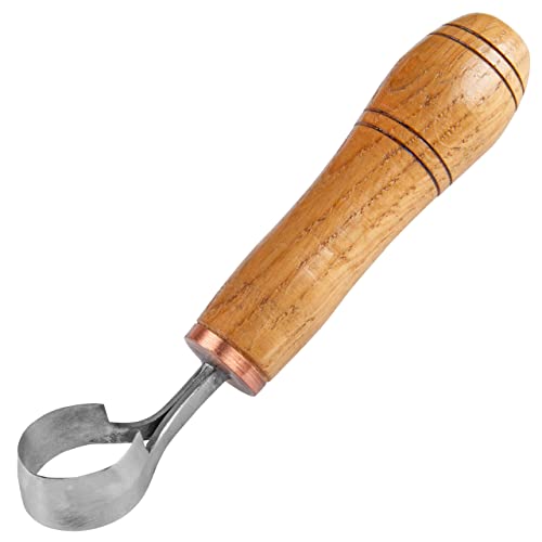 Wood Carving Scorp Knife. Round Carving Tool for Spoons, Bowls and Cups. Wood Carving Rounded Hook Knife Spoon carving knife. (ANGLED) STAMESKY