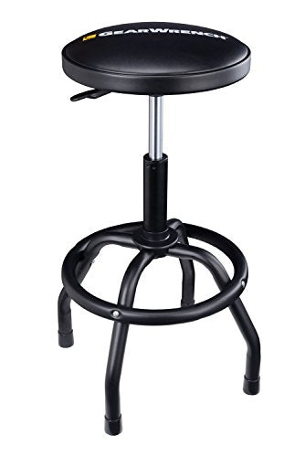 GEARWRENCH Adjustable Height Swivel Shop Stool, 26" To 31" - 86992