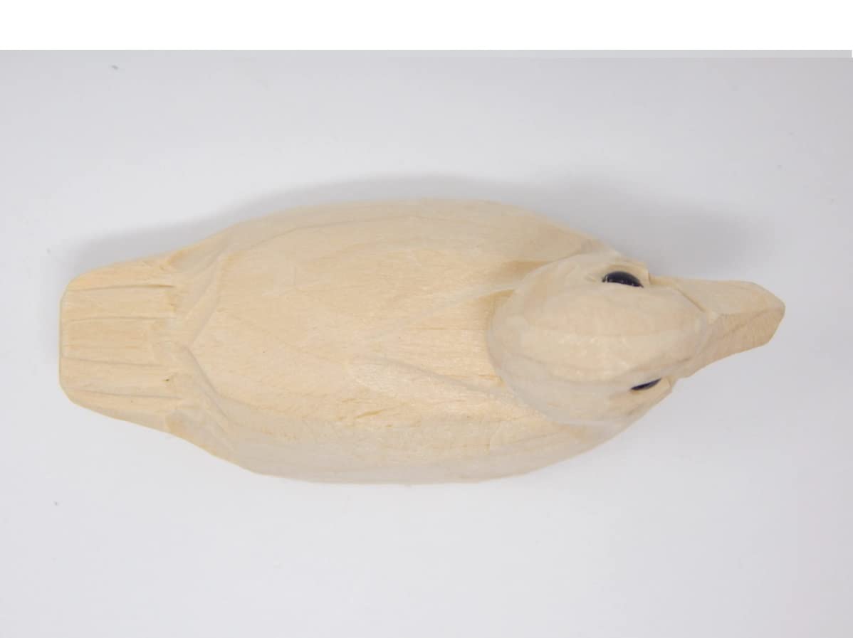 Duck DIY Paint Your Own Personalized Sculpture Wood Craft Figurine Statue Art Small Animal Selsela