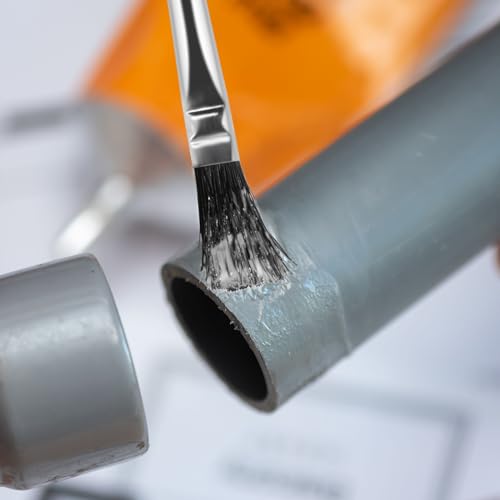 TIYIY Acid Brush, 36 Count 3/8 Inch Acid Flux Brushes with Tin-Plated Handle and Natural Bristle, Disposable Acid Brush for Soldering, Woodworking, TIYIY