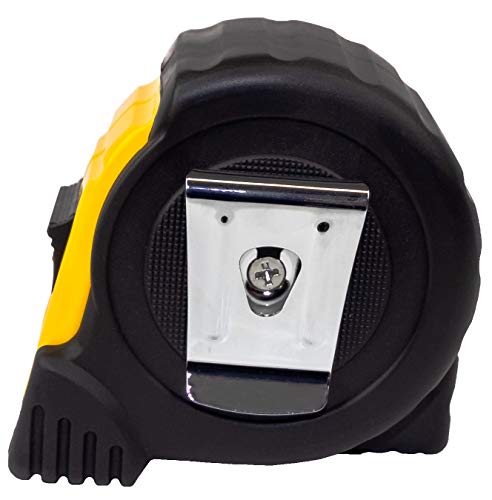 Komelon SM5416 Speed Mark Gripper Acrylic Coated Steel Blade Tape Measure 16-feet by 1-Inch, White Blade Komelon