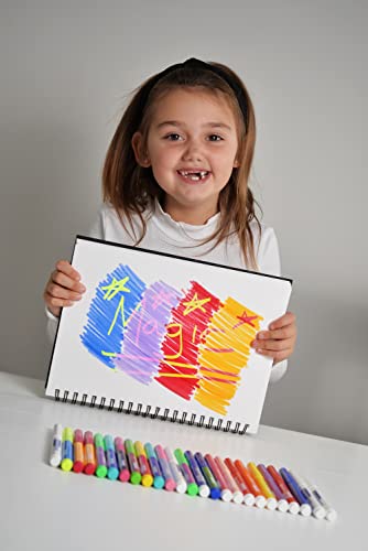 Marvin's Magic - Original x 25 Amazing Magic Pens - Color Changing Magic Pen Art - Create 3D Lettering or Write Secret Messages - Includes 25 Magic Marvin's Magic