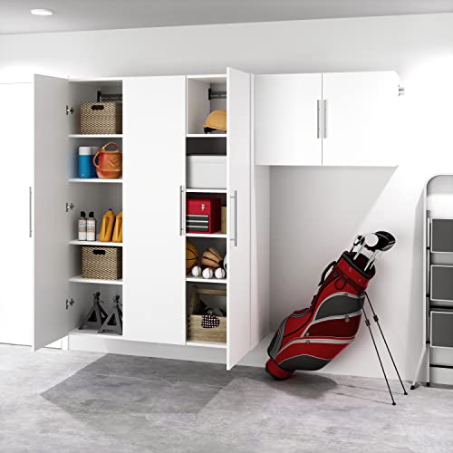 HangUps Upper Storage Cabinet - Sleek 36" Wall-Mounted Solution in Classic White Finish Prepac