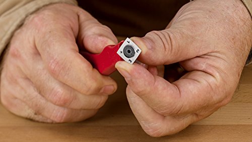 Woodpeckers Wood and Glue Scraper, Included Carbide Cambered Insert Great For Tight Small Places Woodpeckers