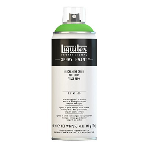 Liquitex Professional Spray Paint, 12-oz (400ml), Fluorescent Green Liquitex