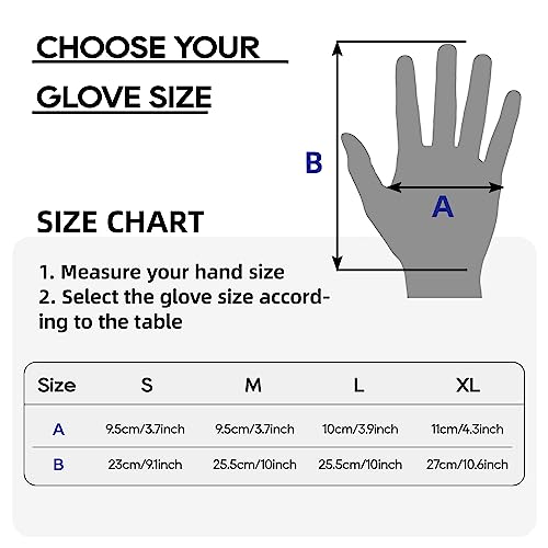 Schwer 3 Pairs Cut Resistant Gloves ANSI A6 Cut Proof Work Gloves, Touchscreen, with 3 Pairs Liners, for Men and Women Used for Woodworking, Glass Schwer