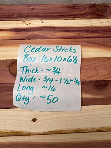 16 Inch Long Aromatic Cedar Wood Boards. Rustic Wood for Crafts… Woodchucks Wood