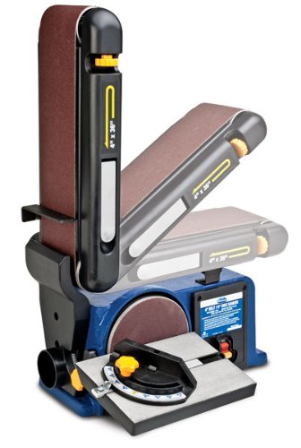 Eastwood 4 in. X 36 in. Belt With 6 in. Disc Sander 120 Degree Adjustable Miter Plate Fence Horizontal Or Vertical Sanding Surface Sturdy Cast Iron Eastwood