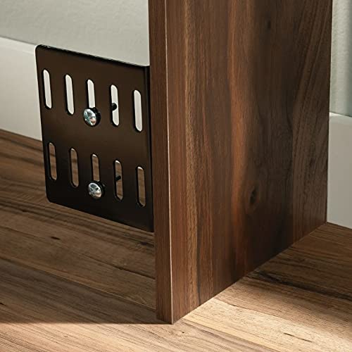 Sauder River Ranch Grand Walnut Full/Queen Bookcase Headboard Sauder