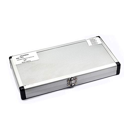 OSCARBIDE 5/8"Shank Nickel Plated Indexable Lathe Turning Tool Holder 7 Pieces/Set,Heavy-Duty CNC Metal Lathe CuttingTools for Turning Grooving OSCARBIDE