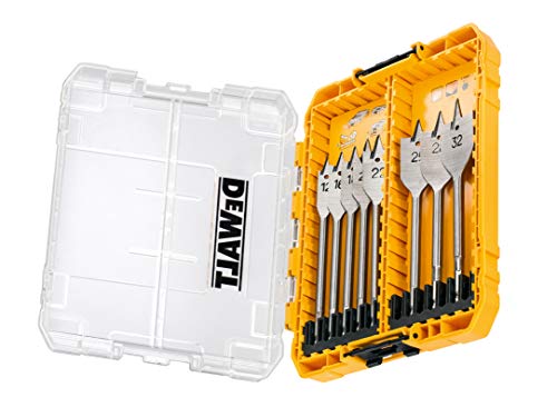 DT70750 Flat Drill Bit Set, 8 Piece DEWALT
