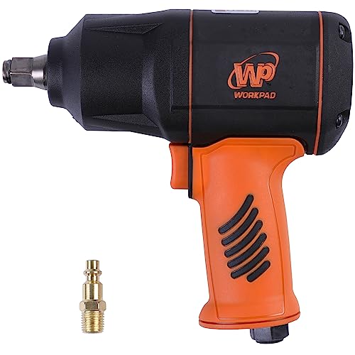 WORKPAD 1/2-Inch Composite Air Impact Wrench with Twin Hammers, Pneumatic Tools WP WORKPAD