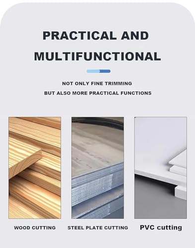 Cordless Jig Saw for Makita 18V Battery(Not Included), Variable Speed Electric JigSaws with Wood Cutter Blades and LED Light,Scale Ruler Heimerdinger