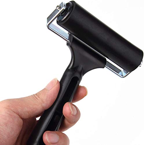 4-Inch Rubber Brayer Roller for Printmaking, Great for Gluing Application Also. (Original Version) AKIRO