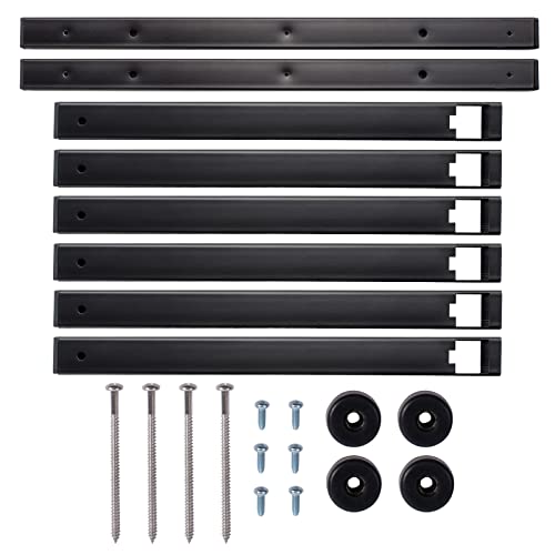 CLEAR STYLE Lumber Storage Rack and Wood Organizer Heavy Duty Metal Rack with 3-Level Wall Mount Levels up to 360LBS Perfect for Garage Storage 1 CLEAR STYLE