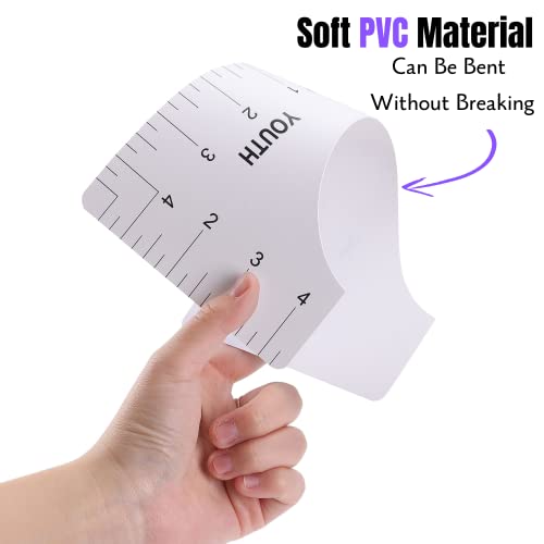 Mr. Pen- Tshirt Ruler, 4 pcs, Tshirt Alignment Tool, Shirt Ruler for Vinyl Alignment, Ruler for Children Youth Adult, Heat Press Accessories, Tshirt Mr. Pen