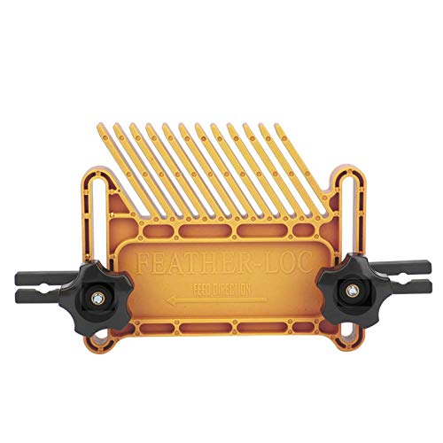 Woodworking Feather Board, Extended Table Saw Fence Featherboard, Plastic Multi-Purpose(Square Feather Board Type B Yellow) Qioniky