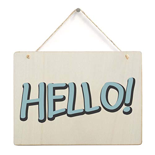 6 Pack Blank Wooden Plaque Rectangle Unfinished Wood Sign Decorative DIY Crafts Signs for Wreath Home Door Wall Art Decoration, 8.8x6.7 Inches Creaides