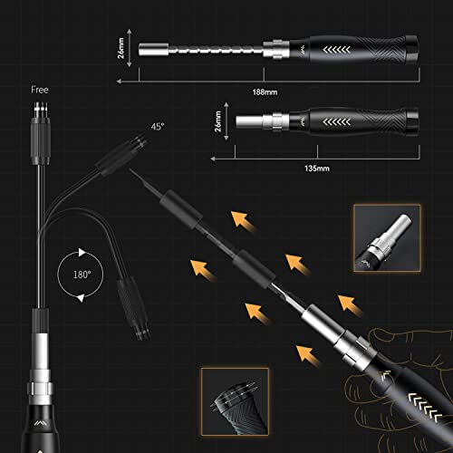 JAKEMY 164 in 1 Laptop Screwdriver Kit, Professional Computer Precision Screwdriver Repair Kit with T5 Torx Screwdriver for MacBook, iPhone, Watch, JAKEMY