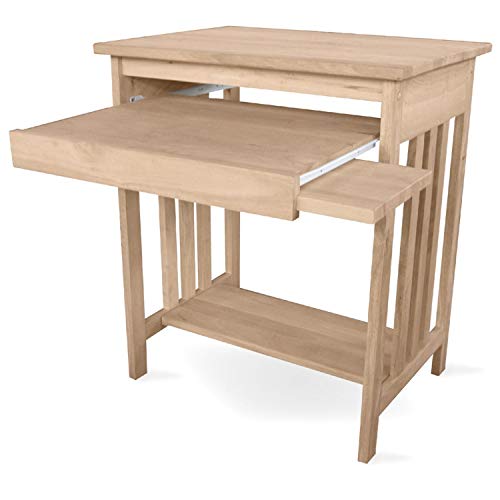 International Concepts Mission Computer Stand, Unfinished IC International Concepts