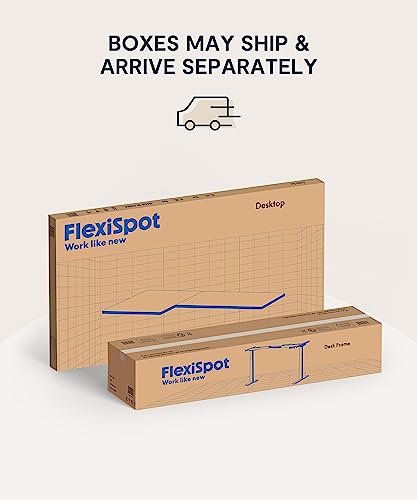 FLEXISPOT Corner Desk Dual Motor L Shaped Computer Electric Standing Sit Stand Up Desk Height Adjustable Home Office Table with Splice Board, 71x48 FLEXISPOT