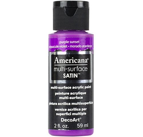 Americana Multi-Surface Satin Acrylic Paint 2oz-Purple Sunset DecoArt