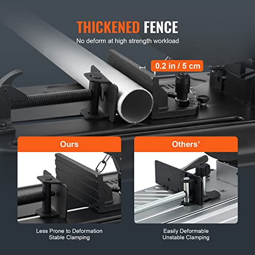 VEVOR Abrasive Chop Saw, 14in / 35cm Blade Cut Off Saw, 2300W 3600RPM Steel Cutting Machine, 0-45 Degrees Adjustable Angle Miter Saw for Cutting Vevor